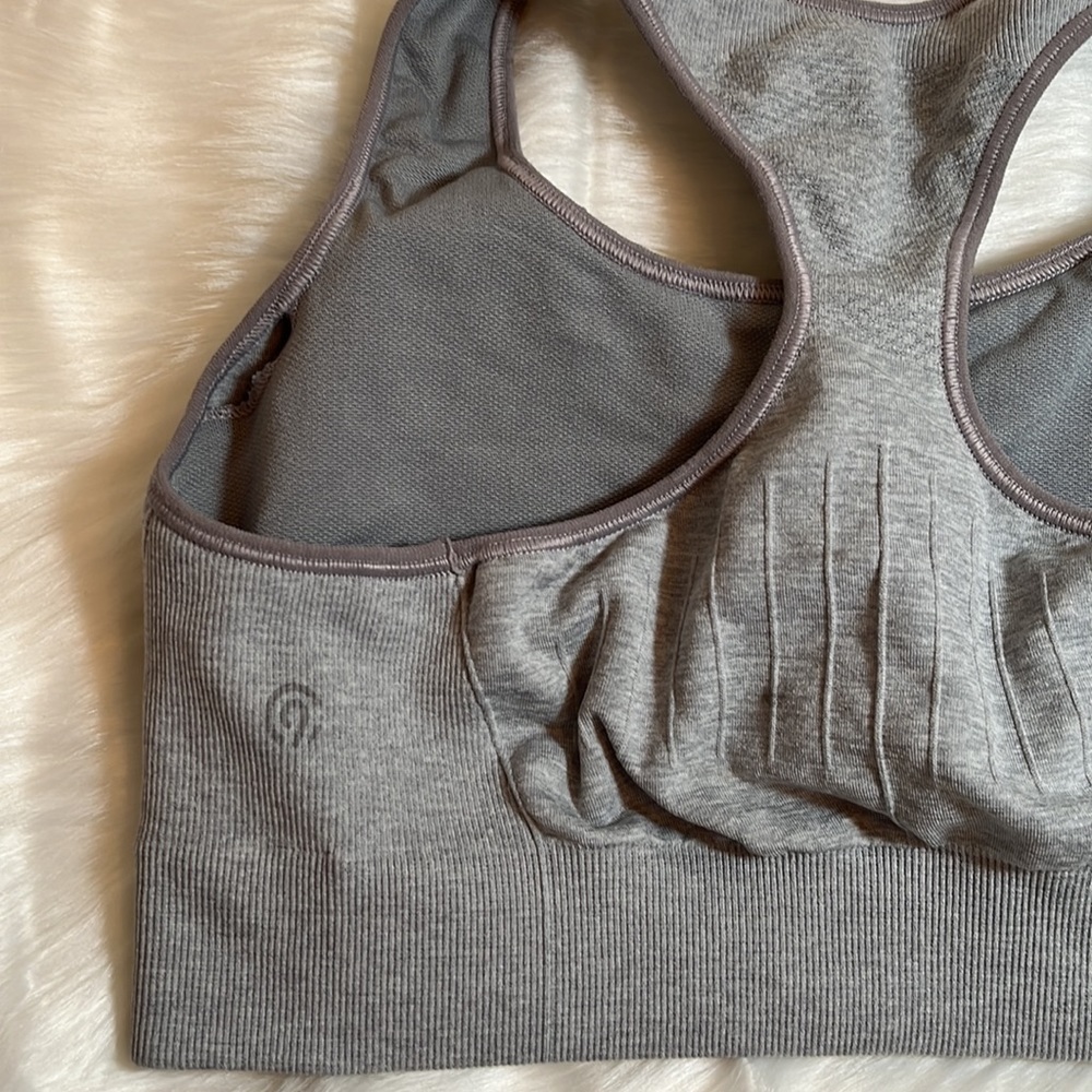 𝅺CHAMPION Gray Athletic Sports Bra - Picture 6 of 10